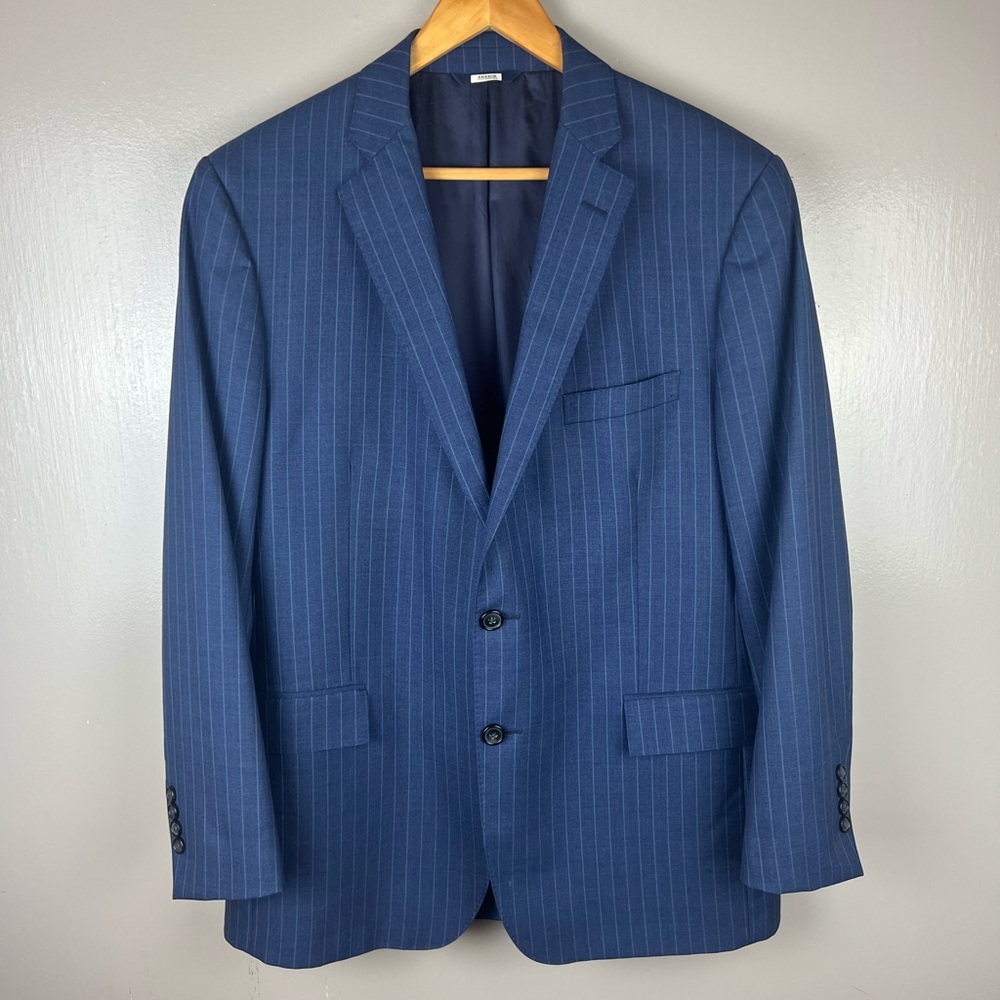 Brooks Brothers Blazer Size 44R Blue 100% Virgin Wool